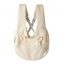 Нагрудная сумка-переноска для котов и собак 2307MSML1185 кенгуру White