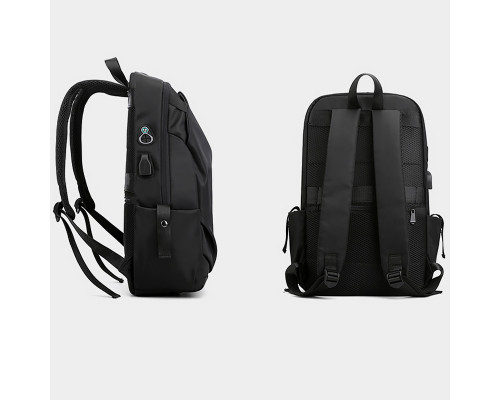 Рюкзак городской SK-6012 для ноутбука 15" водонепроницаемый 20-35 л Black