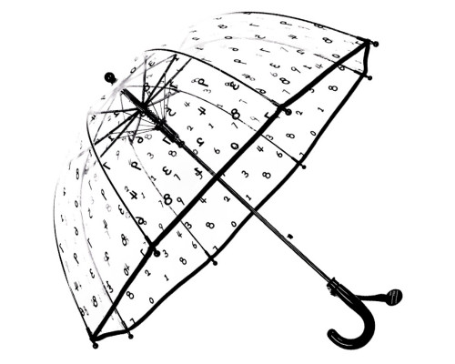 Детский зонт RST RST046A Цифры Black