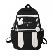 Рюкзак подростковый 21727 Зайка 20L Black