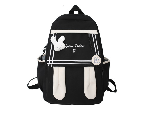 Рюкзак подростковый 21727 Зайка 20L Black