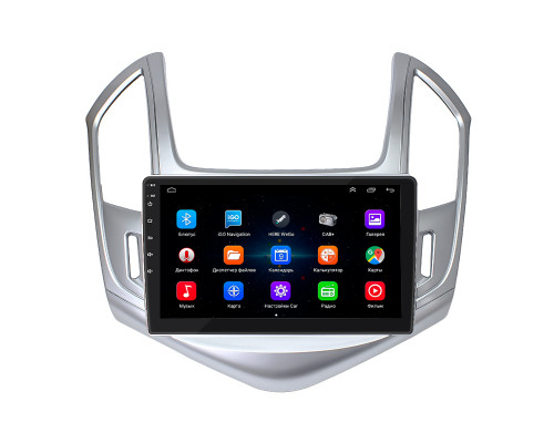 Штатная магнитола Lesko для Chevrolet Cruze I Рестайлинг 2012-2016 экран 9" 2/32Gb Wi-Fi GPS Base