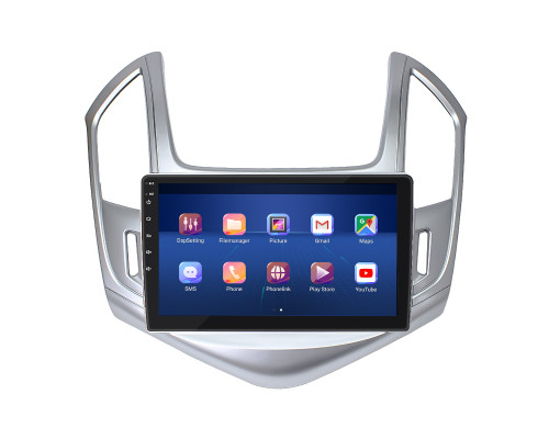 Штатная магнитола Lesko для Chevrolet Cruze I Рестайлинг 2012-2016 экран 9" 6/128Gb 4G Wi-Fi GPS Top