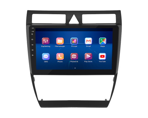 Штатная магнитола Lesko для Audi A6 II (C5) Рестайлинг 2001-2005 экран 9" 2/32Gb 4G Wi-Fi GPS Top