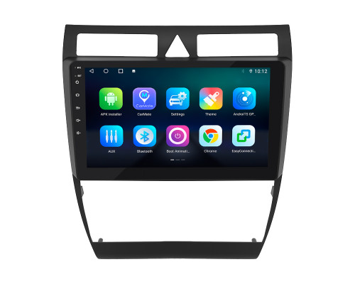 Штатная магнитола Lesko для Audi A6 II (C5) Рестайлинг 2001-2005 экран 9" 4/64Gb 4G Wi-Fi GPS Top