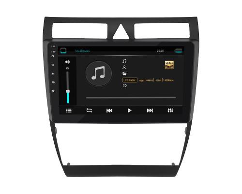 Штатная магнитола Lesko для Audi S6 II (C5) 1999-2004 экран 9" 1/16Gb Wi-Fi GPS Base