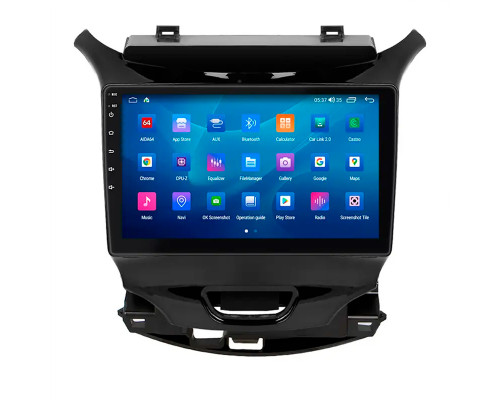 Штатная магнитола Lesko для Chevrolet Cruze II 2015-н.в. экран 9" 4/64Gb CarPlay 4G Wi-Fi GPS Prime