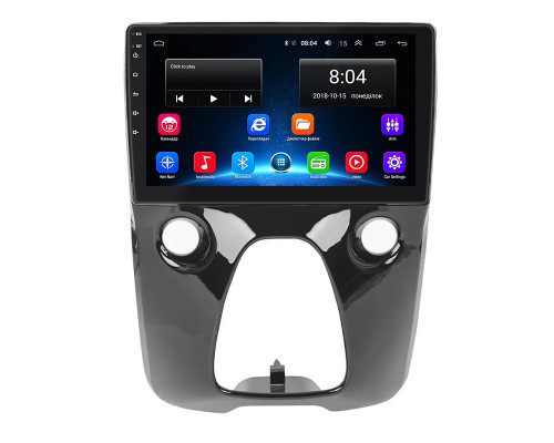 Штатная магнитола Lesko для Citroen C1 II 2014- экран 10" 2/32Gb Wi-Fi GPS Base