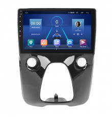 Штатная магнитола Lesko для Citroen C1 II 2014 с экраном 10 дюймов и 4G Wi-Fi GPS