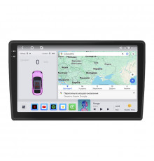 Штатная магнитола Lesko для Citroen C2  2003-2009 экран 9" 4/64 QLED CarPlay 4G Wi-Fi GPS 360 Prime
