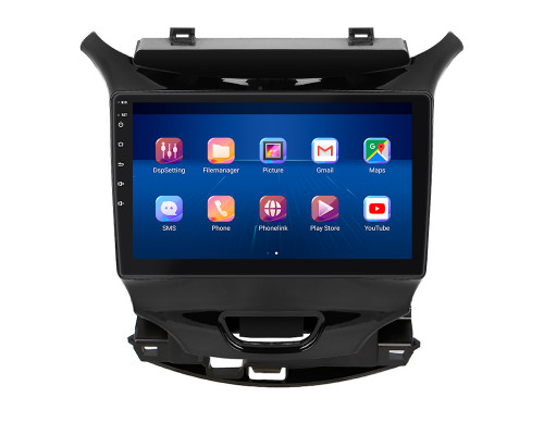 Штатная магнитола Lesko для Chevrolet Cruze II 2015-н.в. экран 9" 6/128Gb 4G Wi-Fi GPS Top