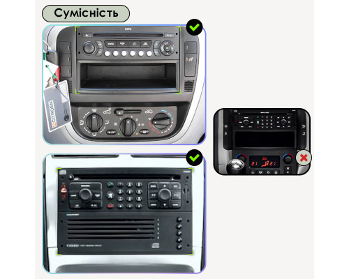 Штатная магнитола Lesko для Citroen C3 I Рестайлинг 2005-2010 экран 9" 2/32Gb CarPlay 4G Wi-Fi GPS Prime