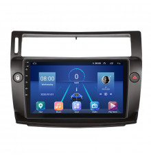 Штатная магнитола Lesko для Citroen C4 I (2004-2014) с экраном 9", 6/128GB, 4G, Wi-Fi, GPS