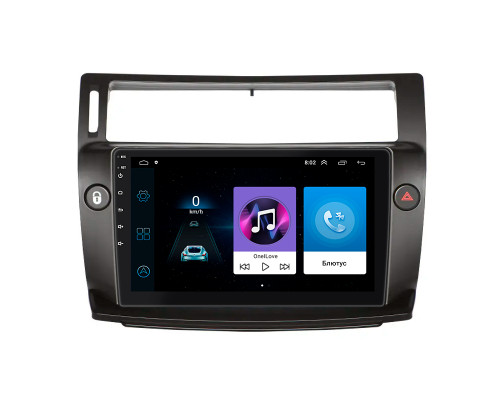 Штатная магнитола Lesko для Citroen C4 I Рестайлинг 2008-2011 экран 9" 1/16Gb Wi-Fi GPS Base