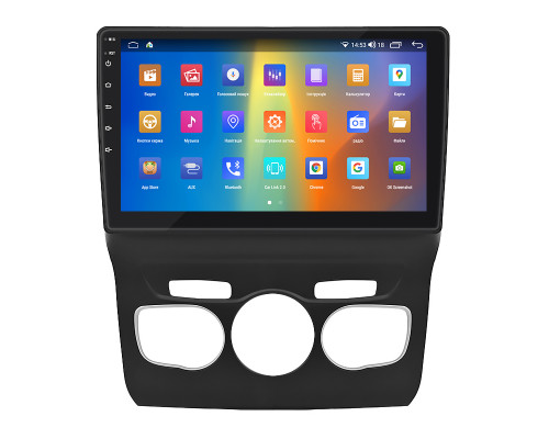 Штатная магнитола Lesko для Citroen C4 II 2010-2016 экран 10" 4/64Gb CarPlay 4G Wi-Fi GPS Prime