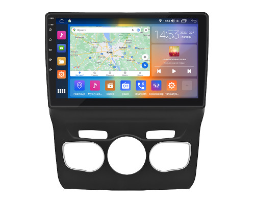 Штатная магнитола Lesko для Citroen C4 II Рестайлинг 2015-н.в. экран 10" 4/64Gb CarPlay 4G Wi-Fi GPS Prime