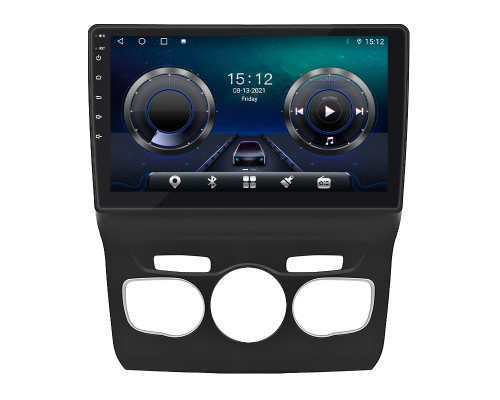 Штатная магнитола Lesko для Citroen C4 II Рестайлинг 2015-н.в. экран 10" 4/64Gb 4G Wi-Fi GPS Top