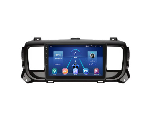Штатная магнитола Lesko для Citroen Jumpy III 2016-н.в. экран 9" 2/32Gb 4G Wi-Fi GPS Top