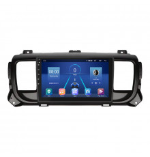 Штатная магнитола Lesko для Citroen Jumpy III 2016-н.в. экран 9" 4/32Gb 4G Wi-Fi GPS Top