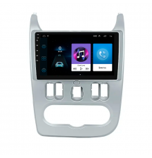 Штатная магнитола Lesko для Dacia Duster I 2010-2013 экран 9" 1/16Gb Wi-Fi GPS Base