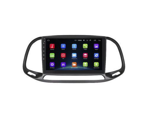 Штатная магнитола Lesko для Fiat Doblo II Рестайлинг 2015-н.в. экран 9" 2/32Gb Wi-Fi GPS Base