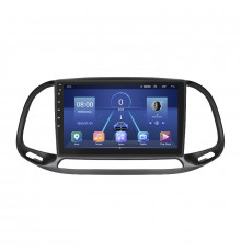 Штатная магнитола Lesko для Fiat Doblo II Рестайлинг 2015-н.в. экран 9" 6/128Gb 4G Wi-Fi GPS Top