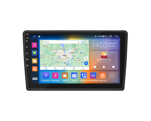 Штатная магнитола Lesko для Fiat Scudo II 2007-2016 экран 9" 2/32Gb CarPlay 4G Wi-Fi GPS Prime