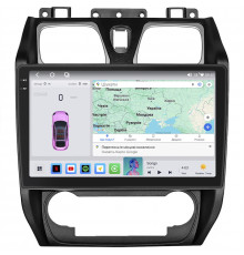 Штатная магнитола Lesko для Geely Emgrand EC7  2009-2016 экран 10" 4/64 QLED CarPlay 4G Wi-Fi GPS 360 Prime