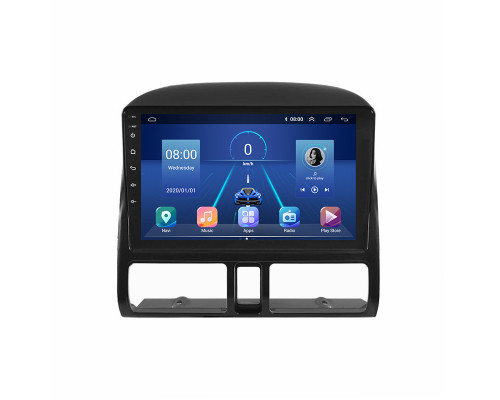 Штатная магнитола Lesko для Honda CR-V II Рестайлинг 2004-2006 экран 9" 6/128Gb 4G Wi-Fi GPS Top