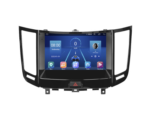 Штатная магнитола Lesko для Infiniti G IV 2006-2013 экран 9" 2/32Gb 4G Wi-Fi GPS Top