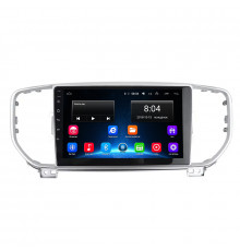 Штатная магнитола Lesko для Kia Sportage IV ver 2 2016-2018 экран 9" 2/32Gb Wi-Fi GPS Base