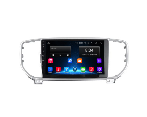 Штатная магнитола Lesko для Kia Sportage IV ver 2 2016-2018 экран 9" 2/32Gb Wi-Fi GPS Base