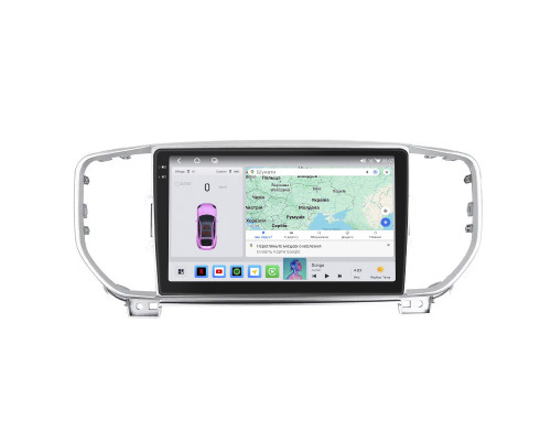 Штатная магнитола Lesko для Kia Sportage IV ver 2 2016-2018 экран 9" 4/64 QLED CarPlay 4G Wi-Fi GPS 360 Prime