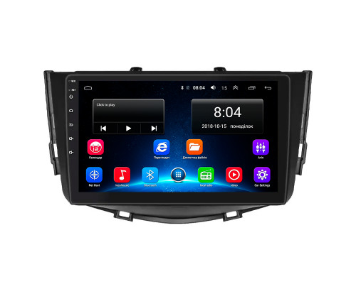 Штатная магнитола Lesko для Lifan X60 I Рестайлинг 2 2016-н.в. экран 9" 2/32Gb Wi-Fi GPS Base
