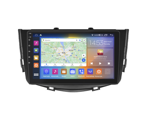 Штатная магнитола Lesko для Lifan X60 I Рестайлинг 2 2016-н.в. экран 9" 4/64Gb CarPlay 4G Wi-Fi GPS Prime