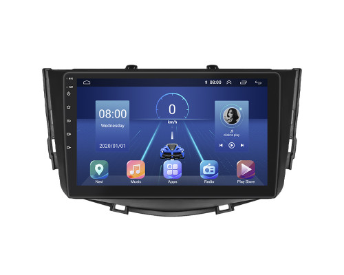 Штатная магнитола Lesko для Lifan X60 I Рестайлинг 2 2016-н.в. экран 9" 4/32Gb 4G Wi-Fi GPS Top