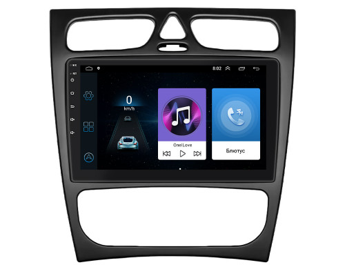 Штатная магнитола Lesko для Mercedes-Benz C-Класс II (W203) 2000-2004 экран 9" 1/16Gb Wi-Fi GPS Base