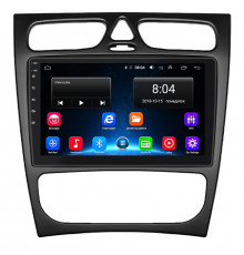 Штатная магнитола Lesko для Mercedes-Benz C-Класс II (W203) 2000-2004 с экраном 9" и GPS