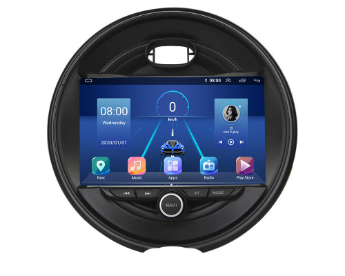 Штатная магнитола Lesko для MINI Clubman II 2015-2019 экран 9" 4/32Gb 4G Wi-Fi GPS Top