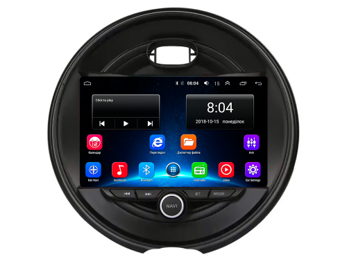 Штатная магнитола Lesko для MINI Clubman II Рестайлинг 2019-н.в. экран 9" 2/32Gb Wi-Fi GPS Base