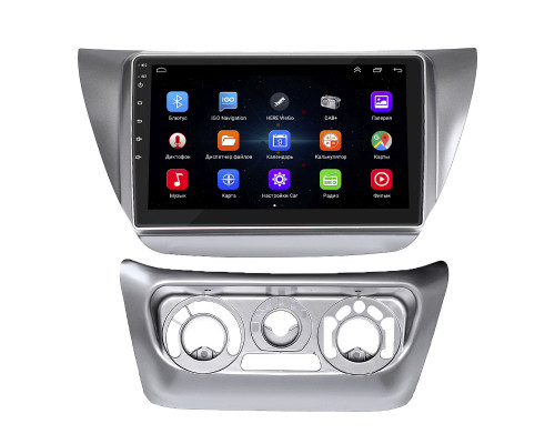 Штатная магнитола Lesko для Mitsubishi Lancer Evolution IX 2005-2007 экран 9" 1/16Gb Wi-Fi GPS Base