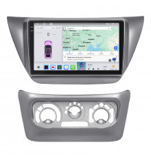 Штатная магнитола Lesko для Mitsubishi Lancer Evolution VII 2001-2003 экран 9" 4/64 QLED CarPlay 4G Wi-Fi GPS 360 Prime