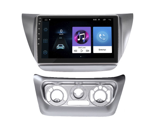 Штатная магнитола Lesko для Mitsubishi Lancer IX 2000-2007 экран 9" 2/32Gb Wi-Fi GPS Base