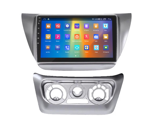 Штатная магнитола Lesko для Mitsubishi Lancer IX 2000-2007 экран 9" 2/32Gb CarPlay 4G Wi-Fi GPS Prime