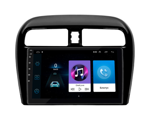 Штатная магнитола Lesko для Mitsubishi Mirage VI 2012-2015 экран 9" 1/16Gb Wi-Fi GPS Base