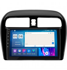 Штатная магнитола Lesko для Mitsubishi Mirage VI 2012-2015 экран 9" 4/64Gb CarPlay 4G Wi-Fi GPS Prime