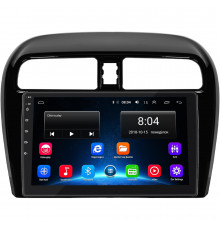 Штатная магнитола Lesko для Mitsubishi Mirage VI Рестайлинг 2015-2019 экран 9" 2/32Gb Wi-Fi GPS Base