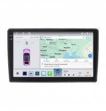 Штатная магнитола Lesko для Mitsubishi Outlander I 2002-2008 экран 10" 4/64 QLED CarPlay 4G Wi-Fi GPS 360 Prime