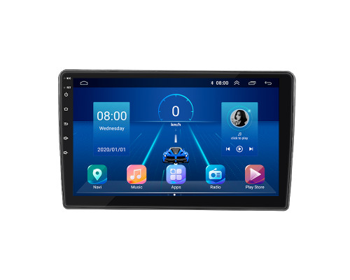 Штатная магнитола Lesko для Mitsubishi Outlander I 2002-2008 экран 10" 4/64Gb 4G Wi-Fi GPS Top