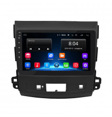 Штатная магнитола Lesko для Mitsubishi Outlander II Рестайлинг 2009-2013 экран 9" 2/32Gb Wi-Fi GPS Base